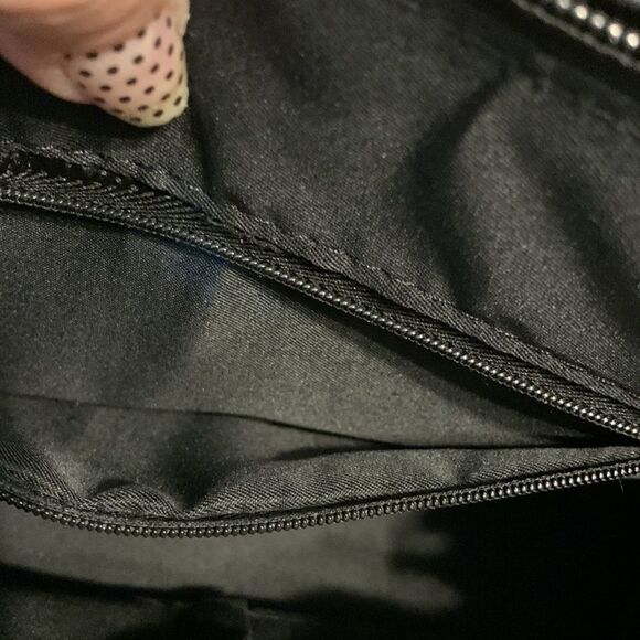 NWOT BLACK handbag with shoulder strap included. Purchased NEW but never carried - Picture 8 of 14